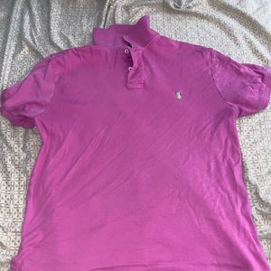 Pink Polo Ralph Lauren Slim Shirt